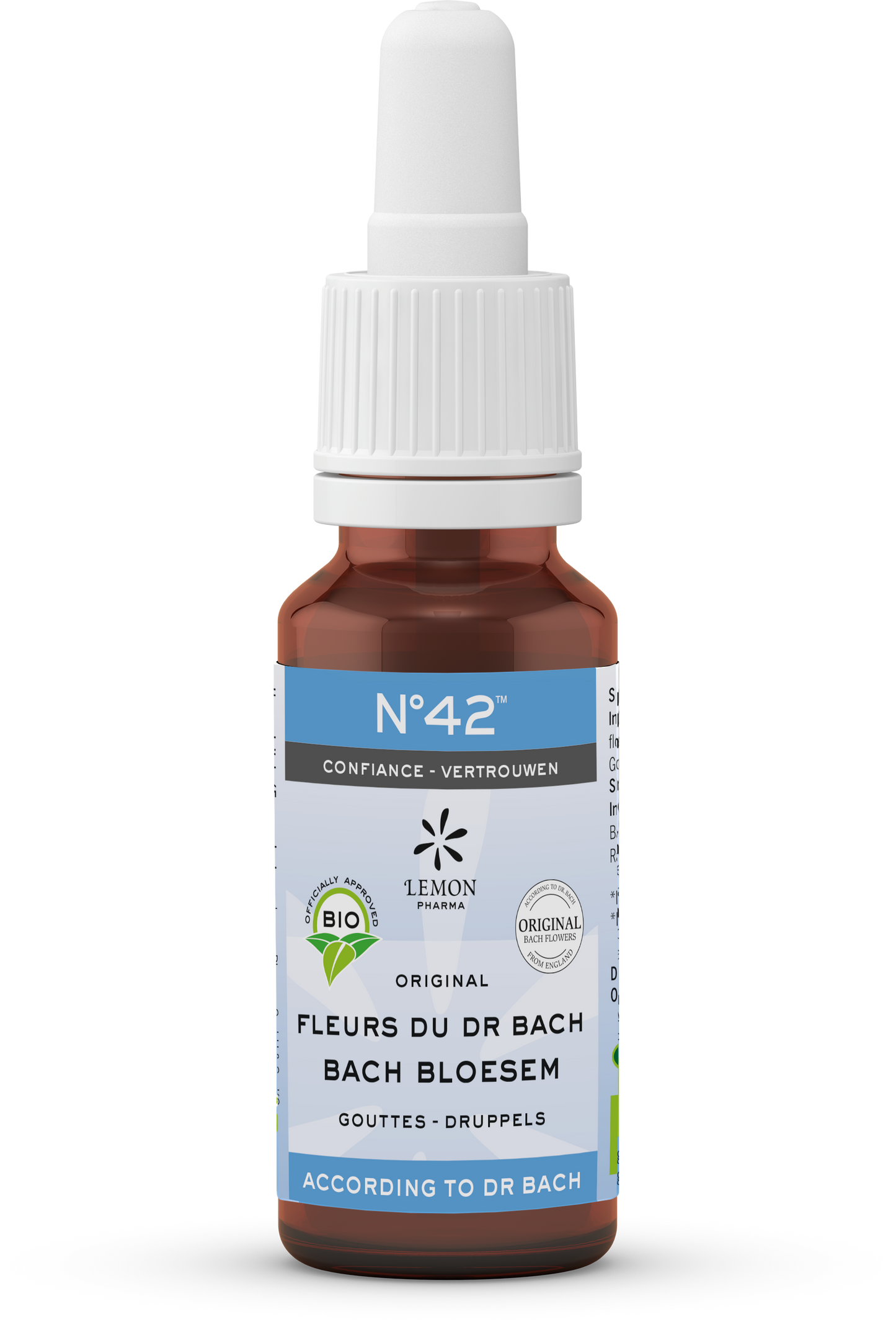 Bach Bloesem Bach bloesems mengeling 42 vertrouwen bio 20.00 Milliliter