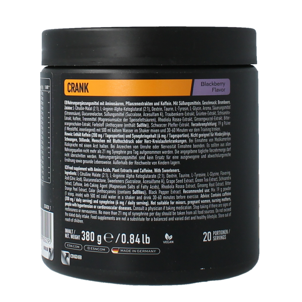 ESN Crank blackberry 380.00 Gram