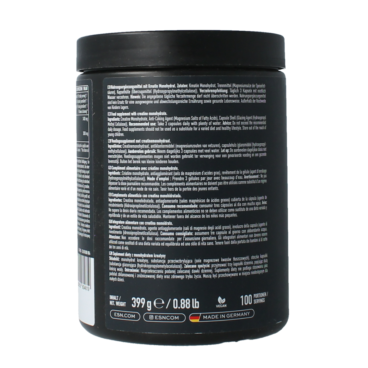 ESN Ultrapure creatine monohydrate 300.00 Capsules