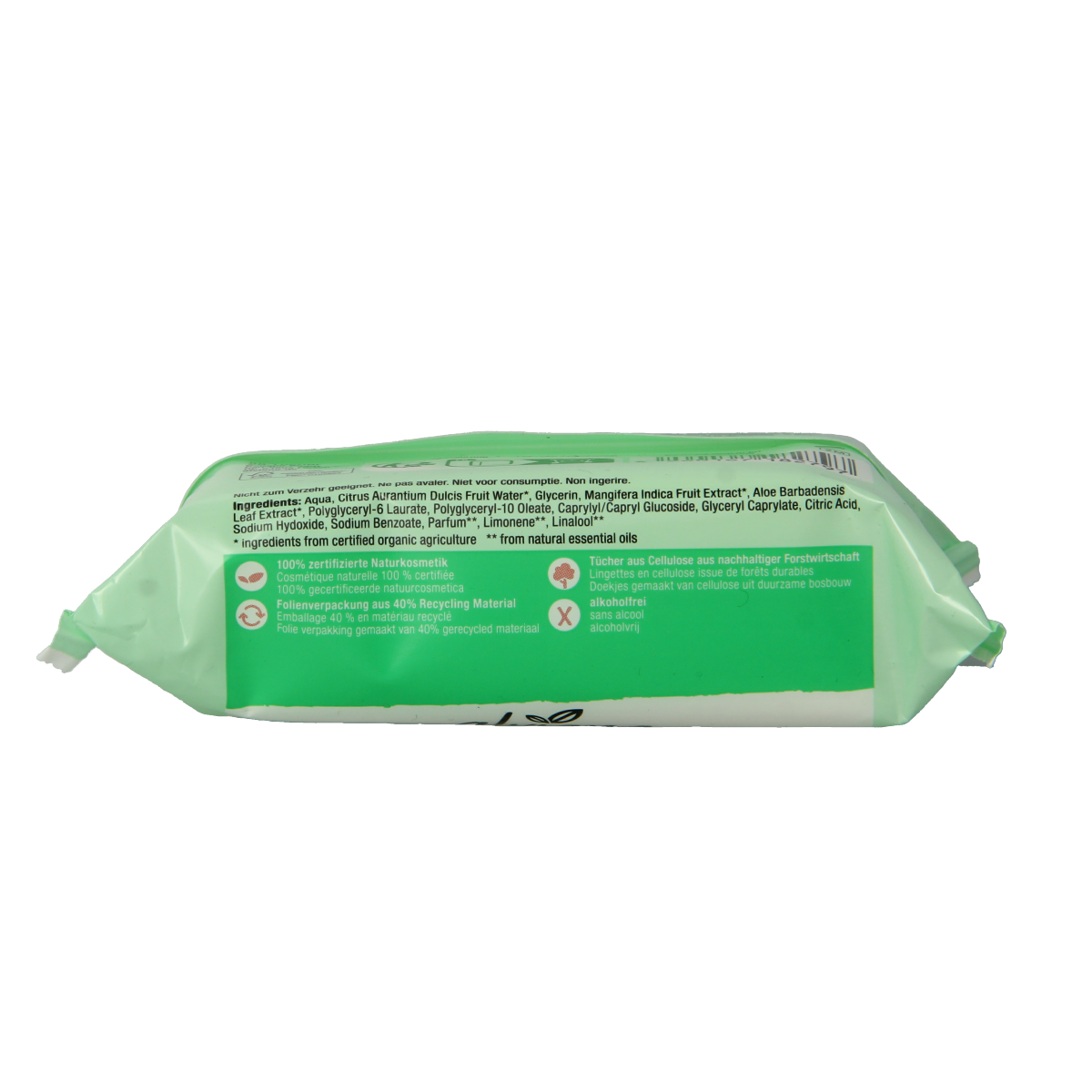 Alviana Reinigingsdoekjes vochtig aloe vera 25.00 Stuks