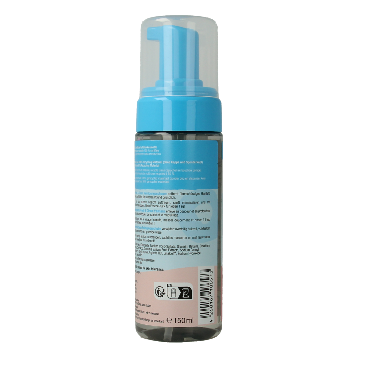 Alviana Reinigingsschuim fresh en clean 150.00 Milliliter
