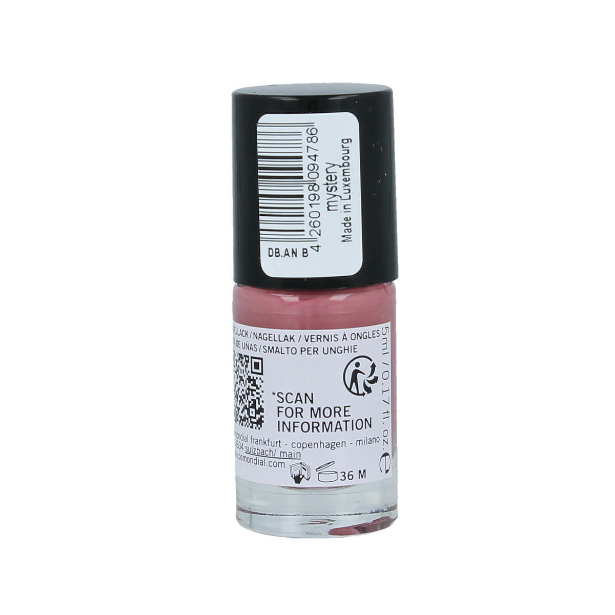 Benecos natural beauty Vegan nail polish mystery 20-free plantbased 5.00 Milliliter