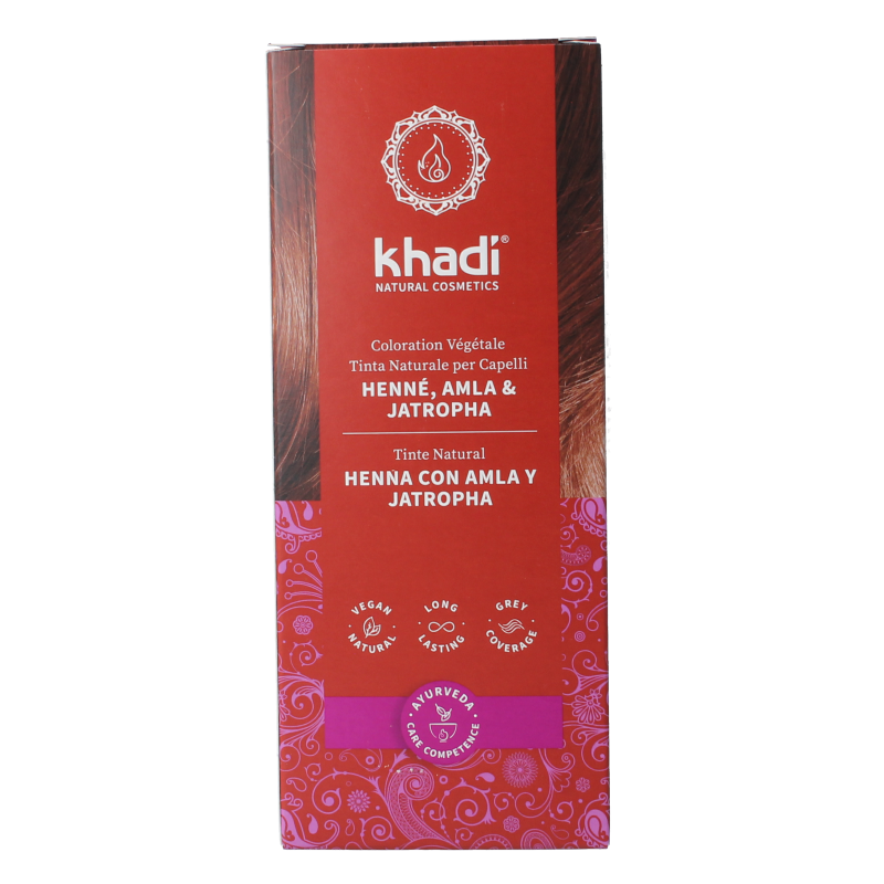 Khadi Haarkleur henna amla & jatropha 100 Gram