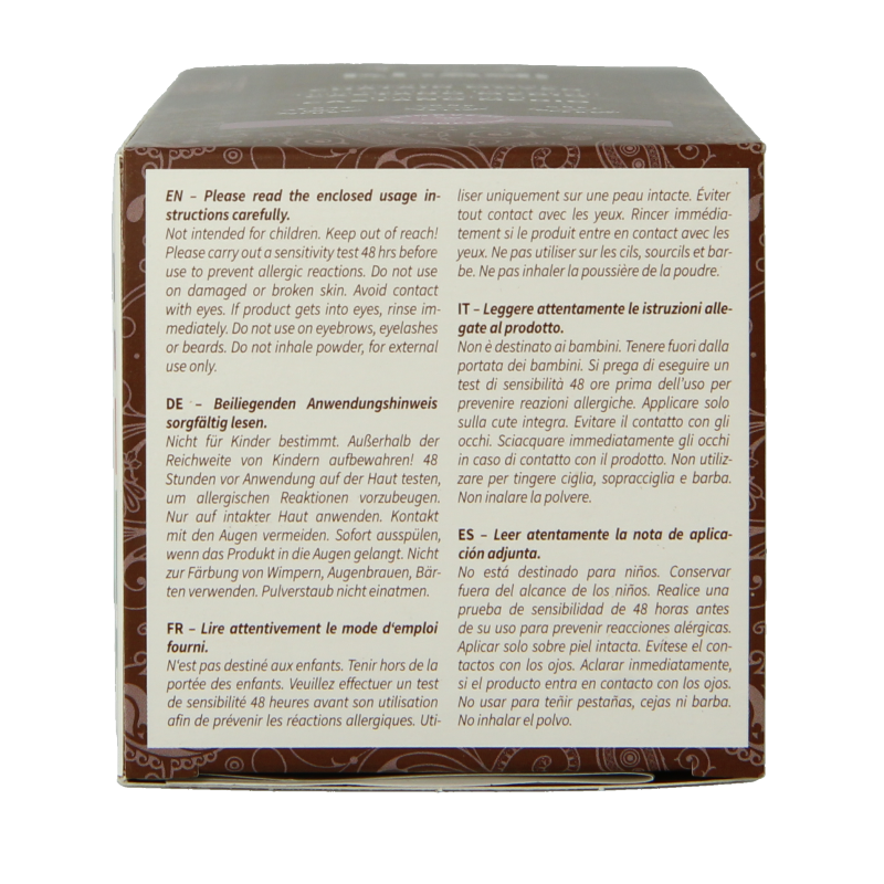 Khadi Haarkleur medium brown 100 Gram