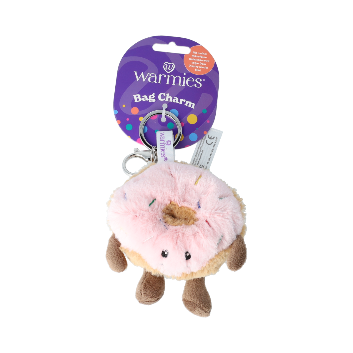 Warmies Bag charm Donut 1.00 Stuks