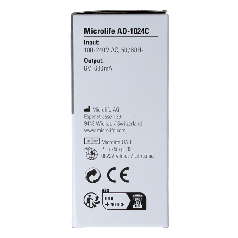Microlife MIC Z977013-0-adapter AD-1024C 1 Stuks