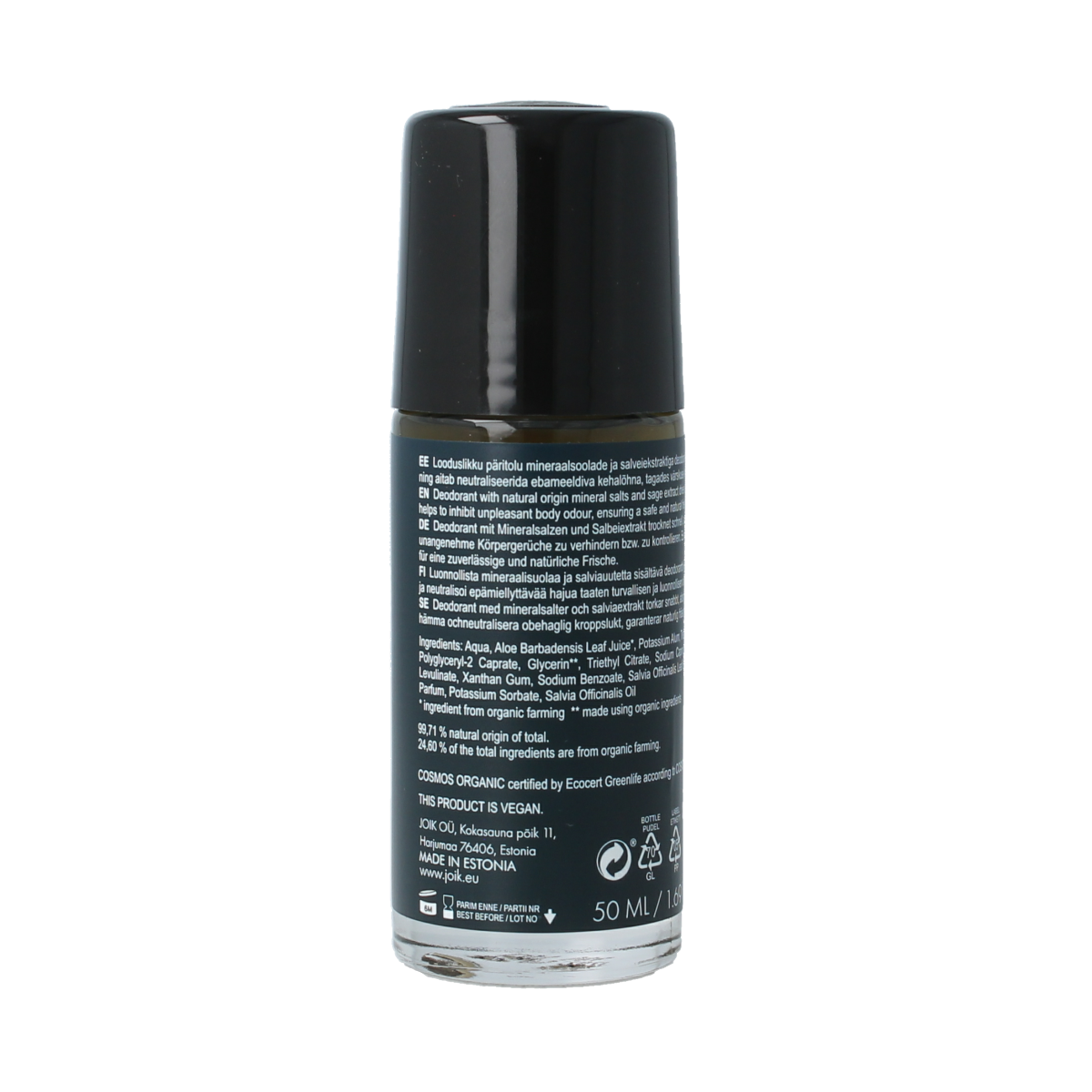 Joik Organics Men deodorant natural mineral 50.00 Milliliter