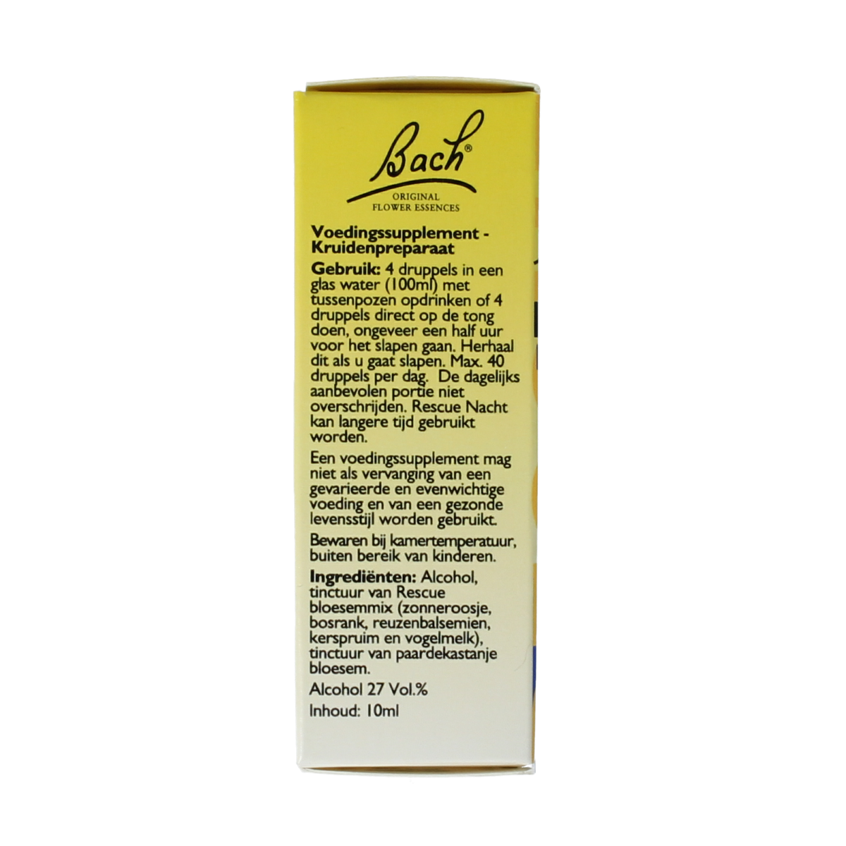 Bach Rescue Rescue remedy nacht druppels 10.00 Milliliter