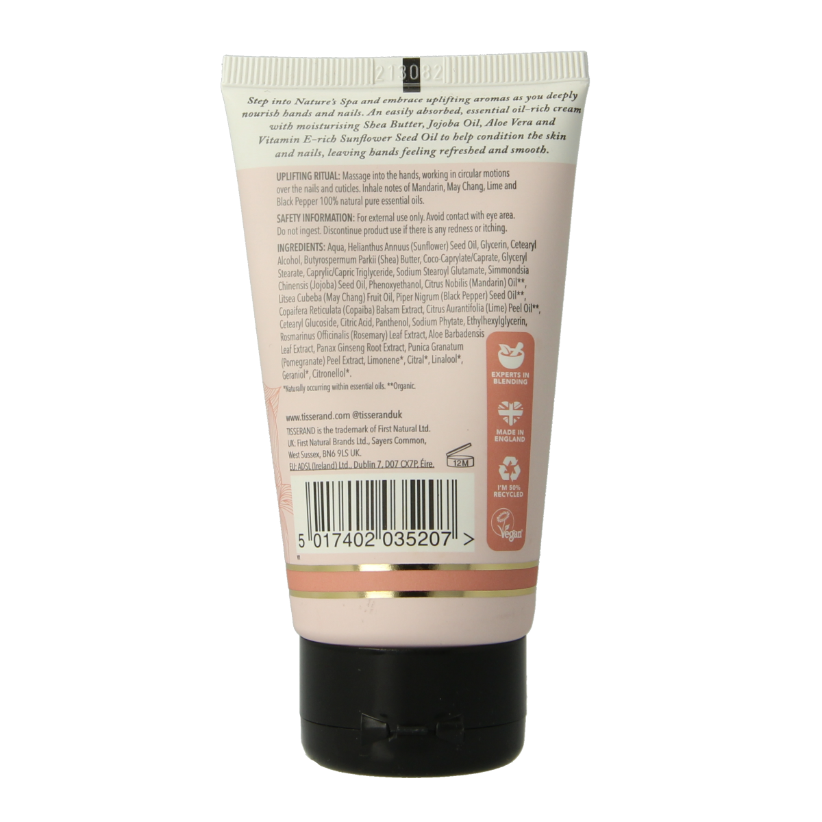 Tisserand Handcreme mandarijn & may chang 75.00 Milliliter