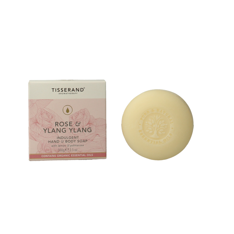 Tisserand Zeep roos & ylang ylang 100 Gram