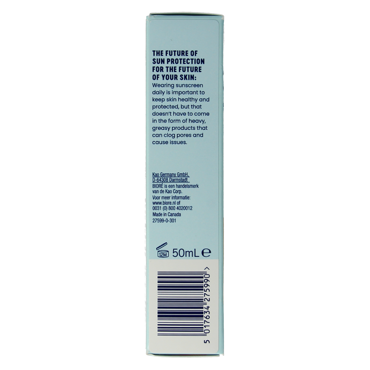 Biore Aqua moisturiser rich weightless SPF30 UV 50.00 Milliliter