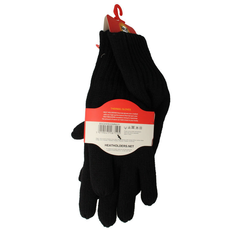 Heat Holders Mens cable gloves assorti maat S/M 1.00 Paar