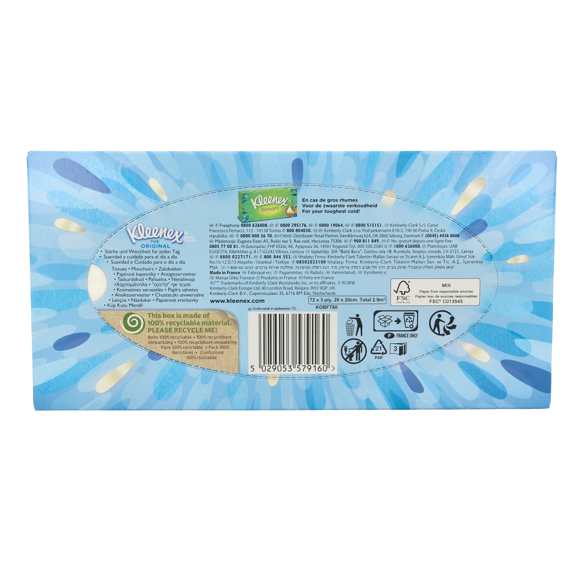 Kleenex Tissues original 72.00 Stuks