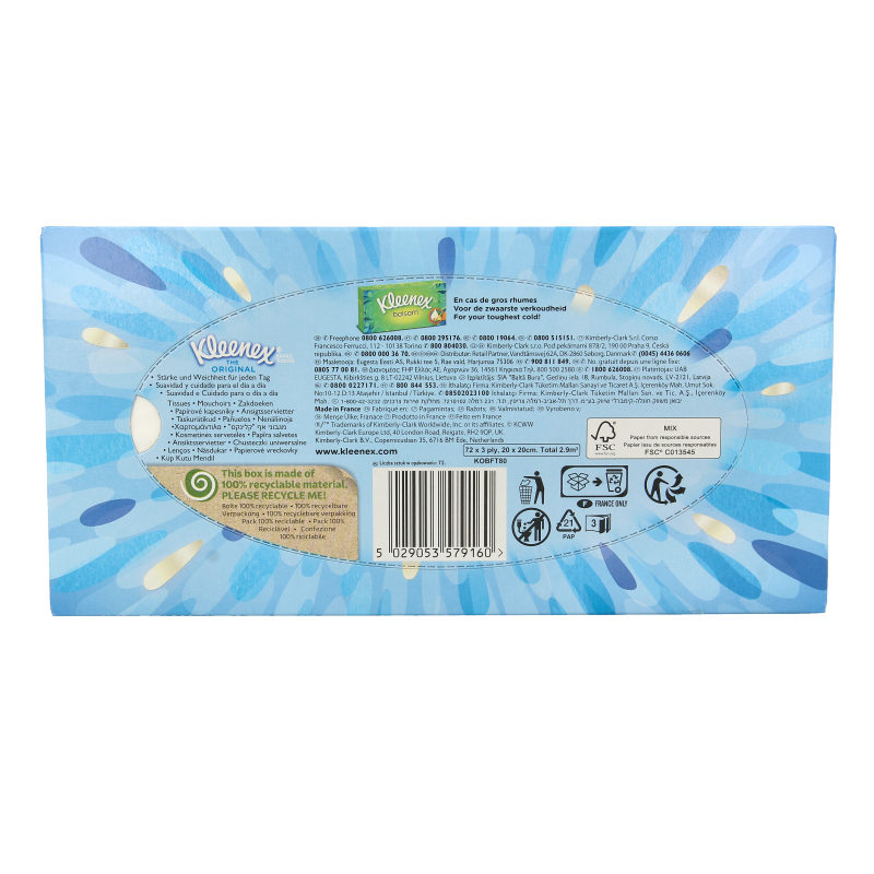 Kleenex Tissues original 72.00 Stuks