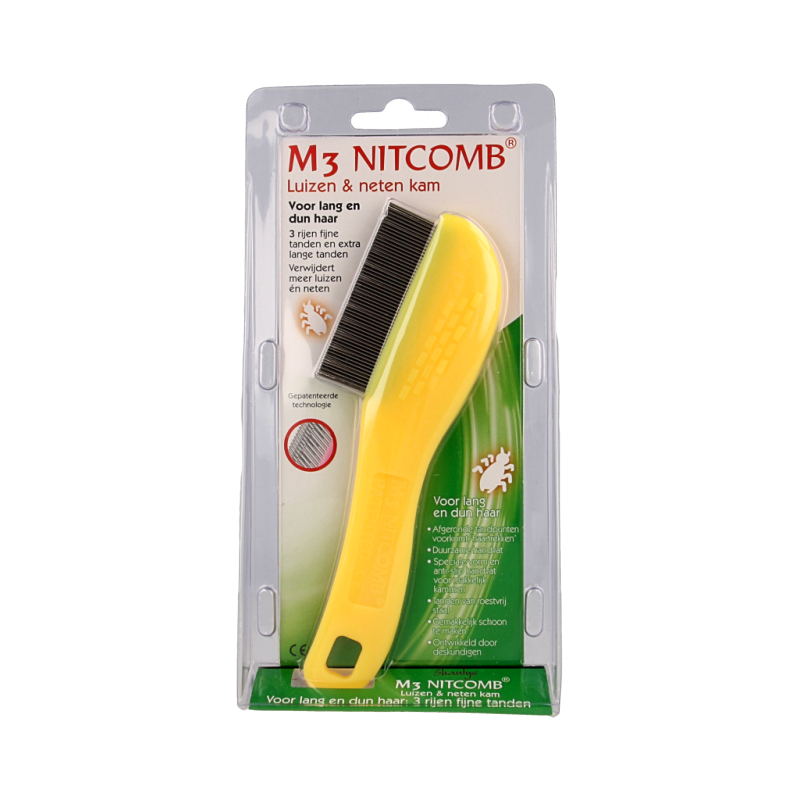 Nitcomb Nitcomb M3 anti luiskam lang en dun haar 1 Stuks