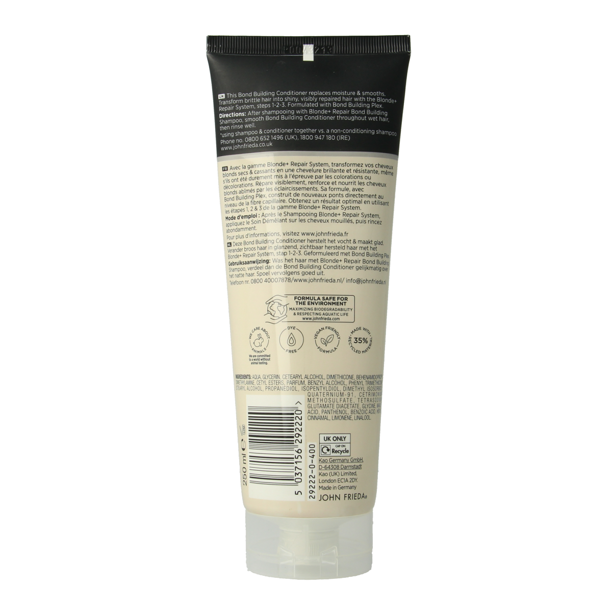 John Frieda Blonde + repair bond conditioner 250.00 Milliliter