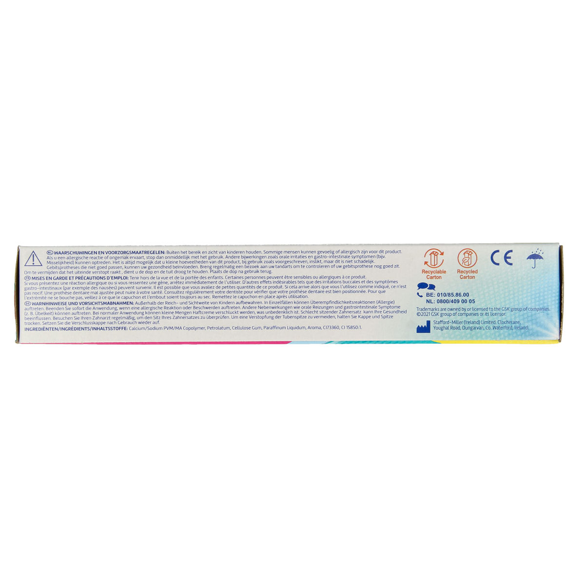 Corega Ultra kleefcreme voor de gebitsprothese 70.00 Gram
