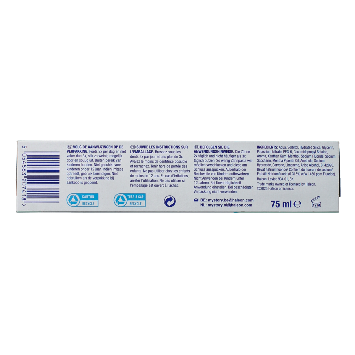 Sensodyne Tandpasta proglasur daily protection 75.00 Milliliter