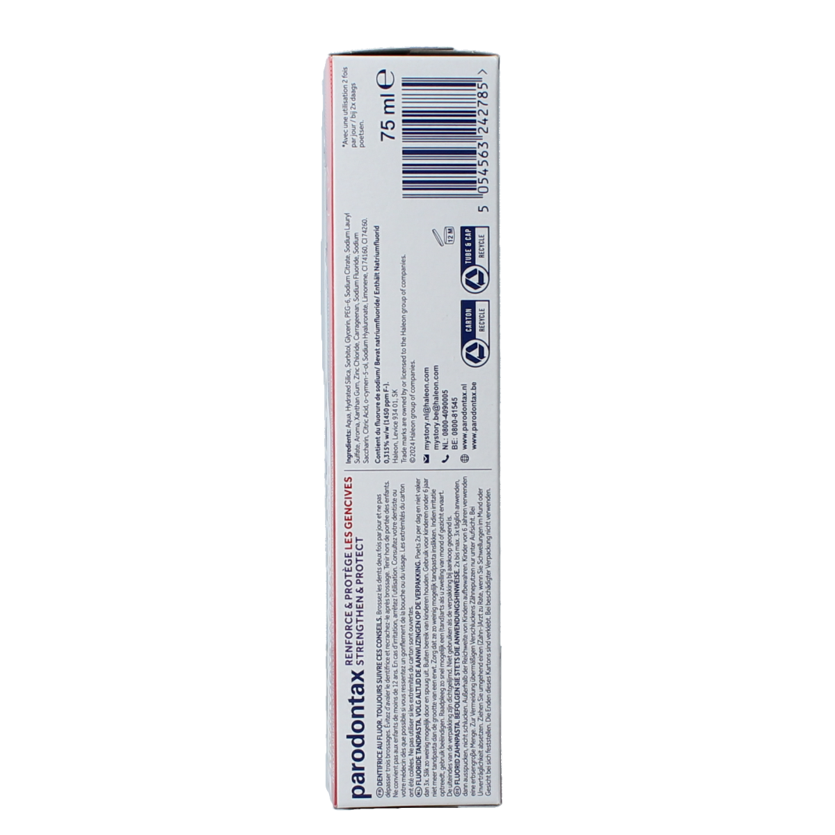 Parodontax Tandpasta strengthen & protect freshmint 75.00 Milliliter