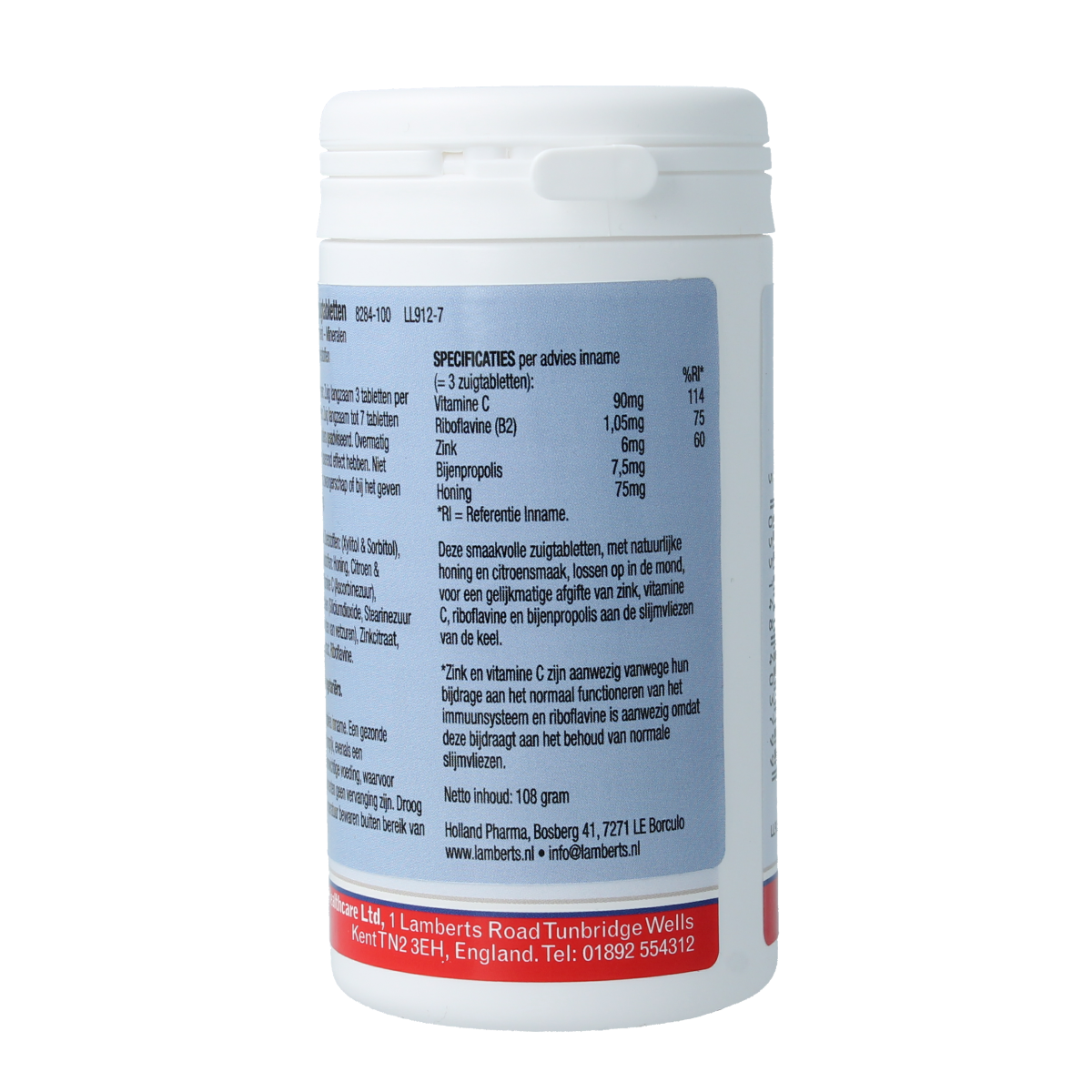 Lamberts Zink (zinc) plus 100.00 Zuigtabletten