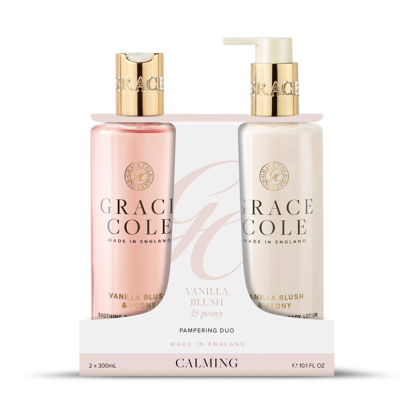 Grace Cole Vanilla blush & peony bodycare duo 2.00 Stuks
