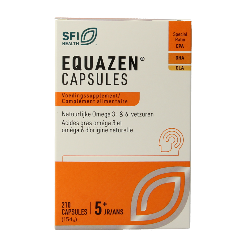SFI Health Equazen capsules omega 3- & 6-vetzuren 210 Capsules
