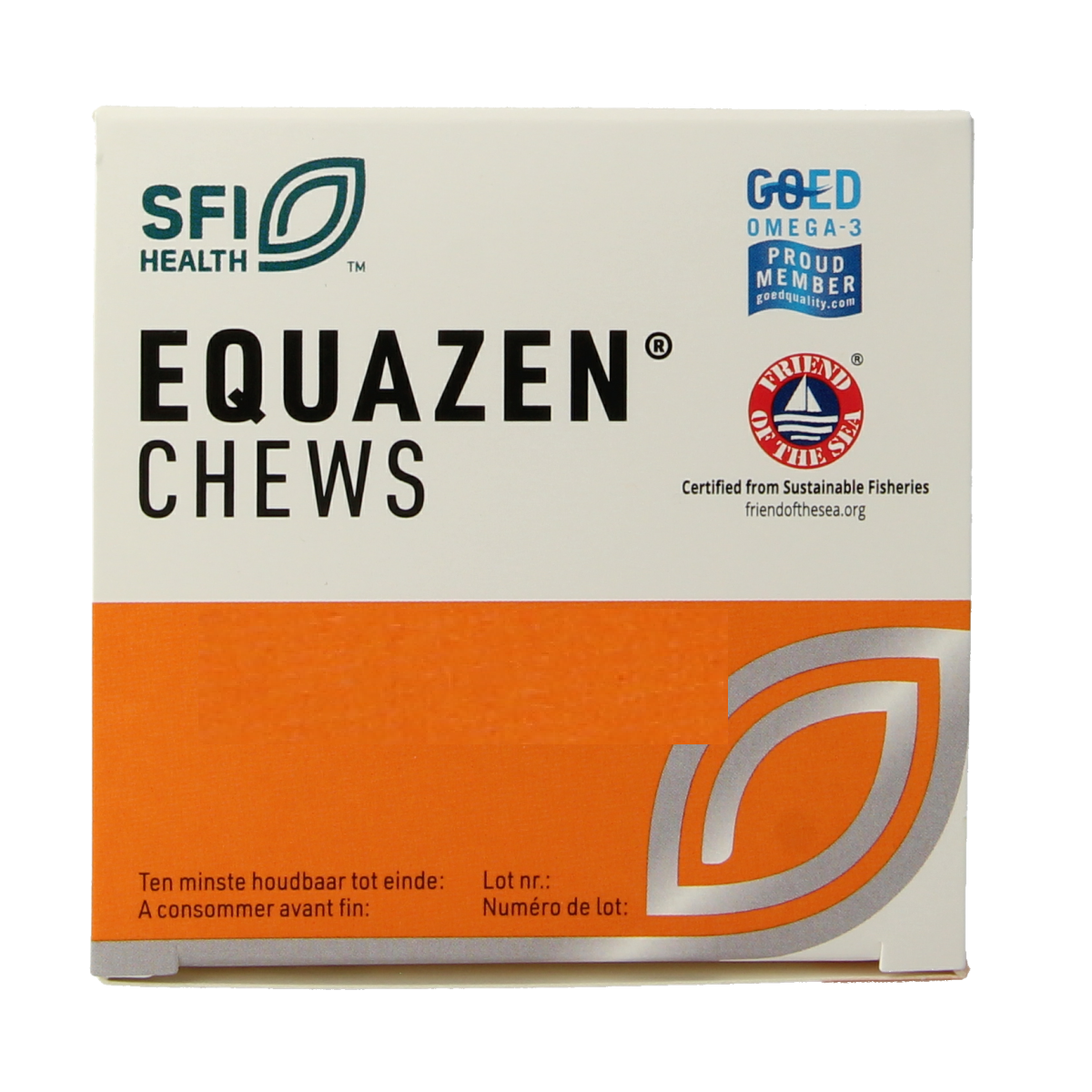 SFI Health Equazen chews omega 3- & 6-vetzuren 180.00 Capsules