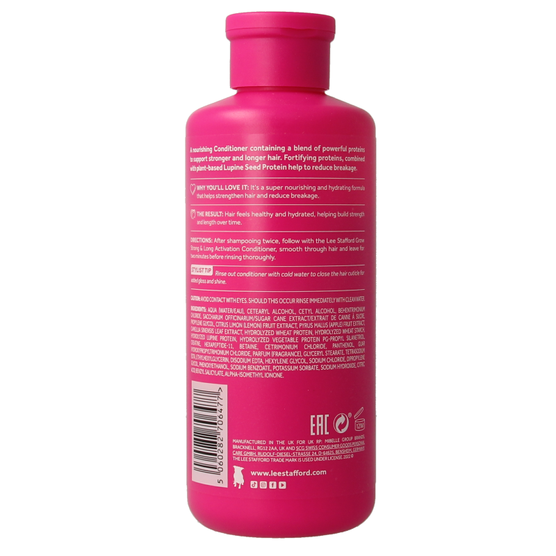 Lee Stafford Grow ilong & strong activation conditioner 250.00 Milliliter