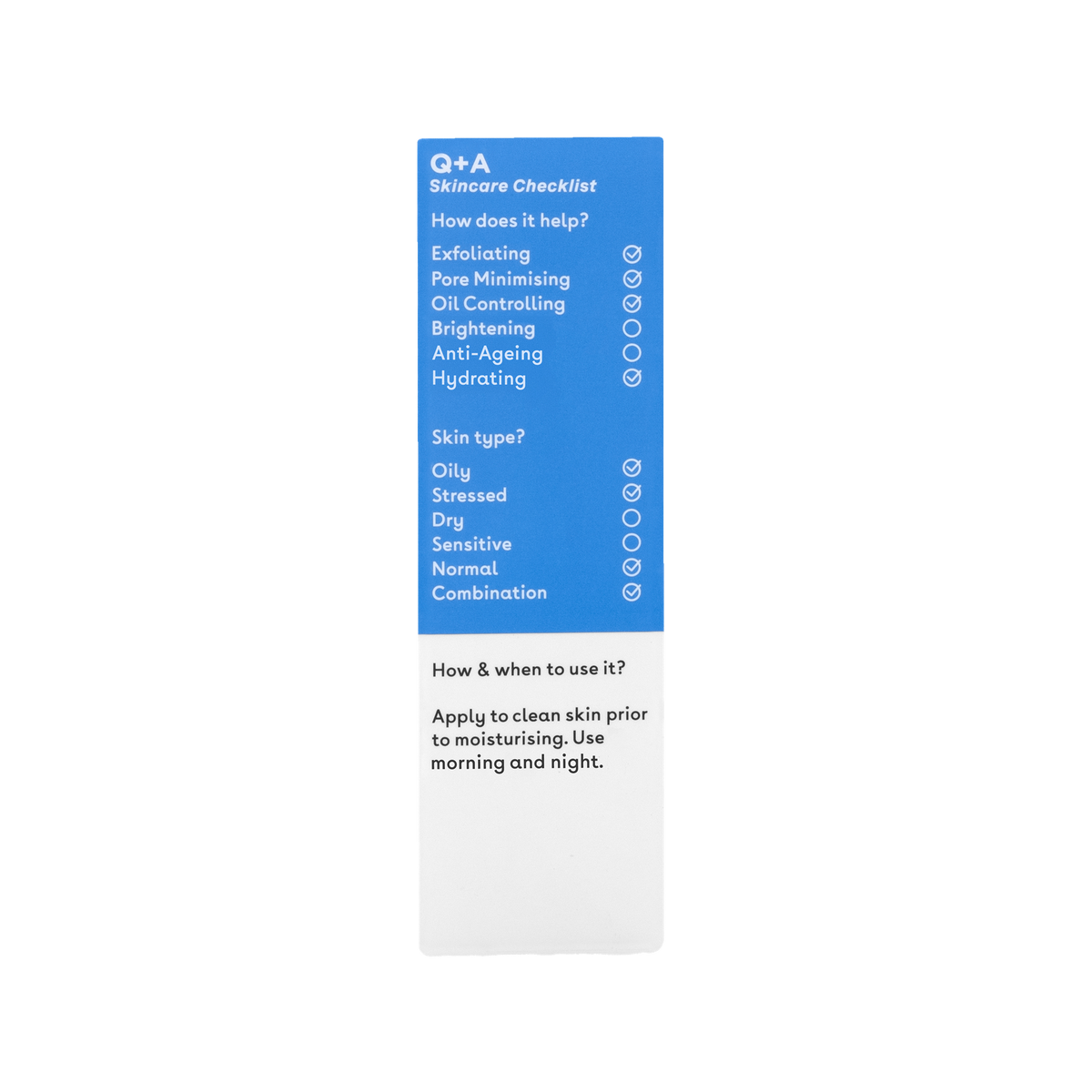 Q+A Salicylic Acid Facial Serum 30.00 Milliliter
