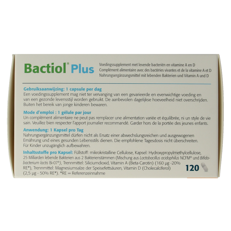 Metagenics Bactiol plus 120.00 Capsules