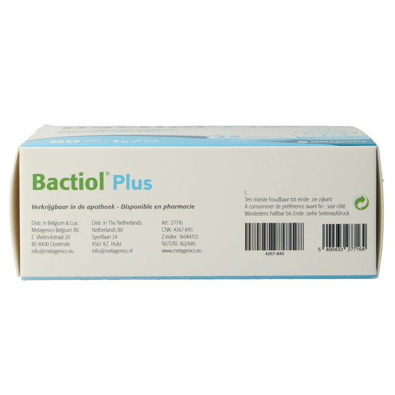 Metagenics Bactiol plus 60 Capsules