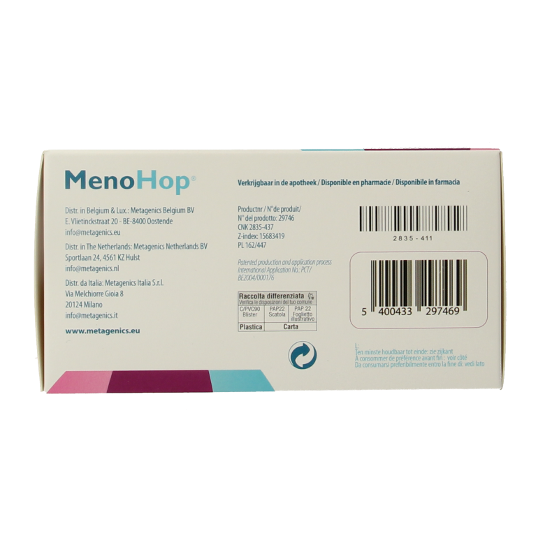 Metagenics Menohop 90 Capsules