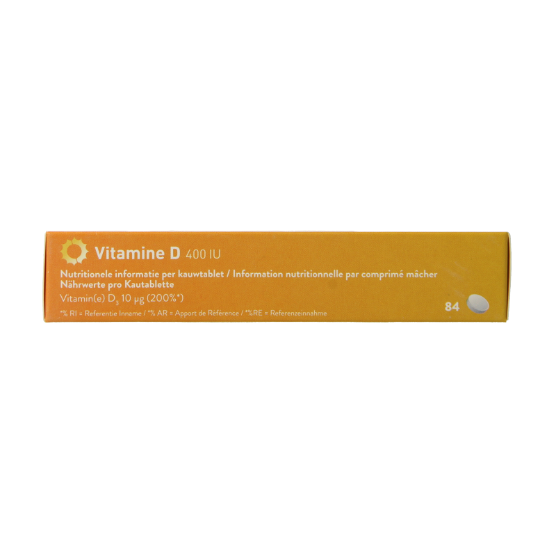 Metagenics Vitamine D 400IU 84 Kauwtabletten