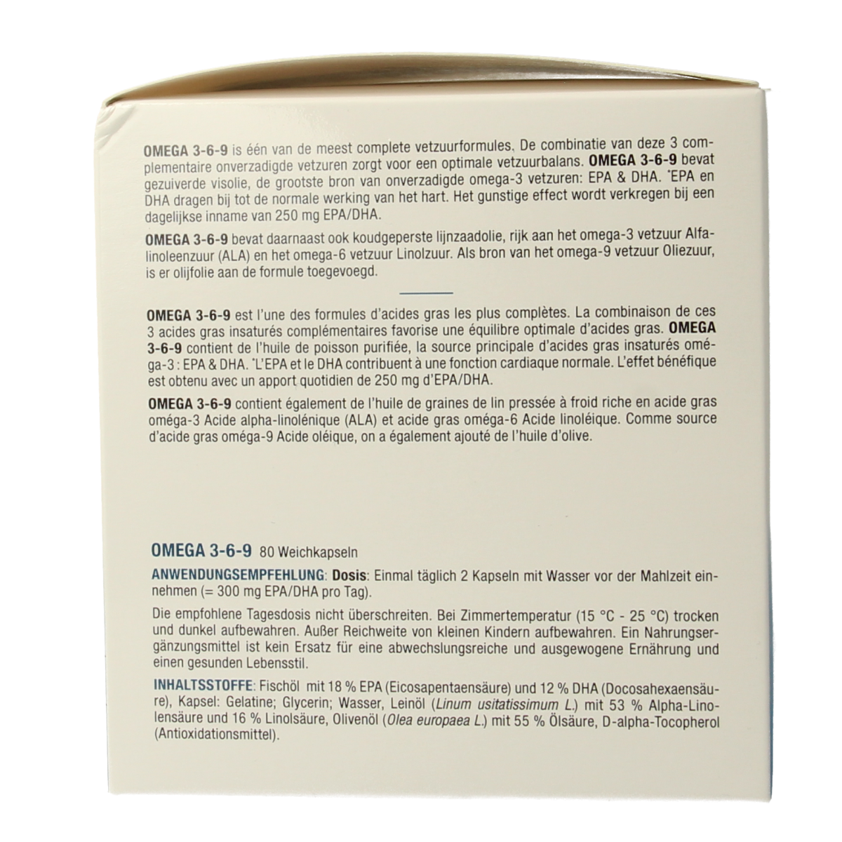 Fytostar Vianatura Omega 3-6-9 160.00 Capsules