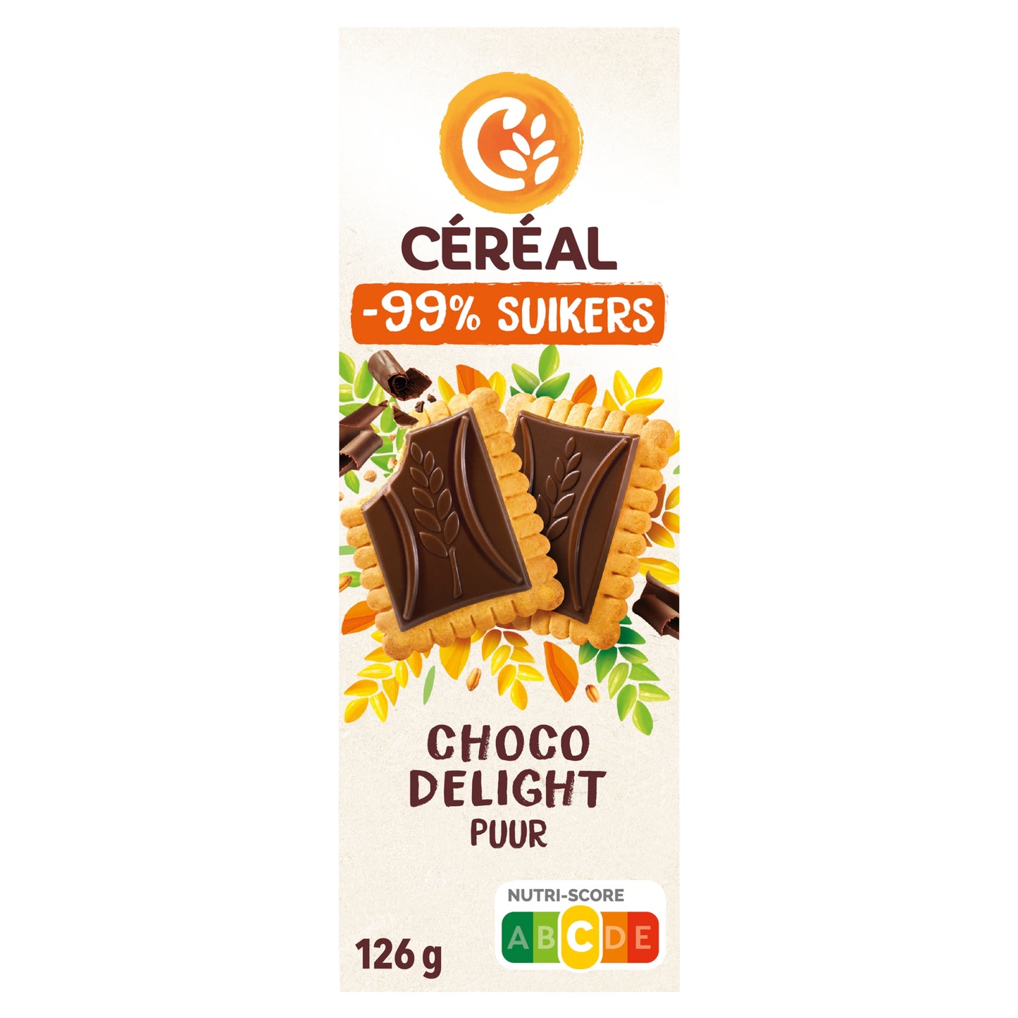 Cereal Koek choco delight minder suikers 126.00 Gram
