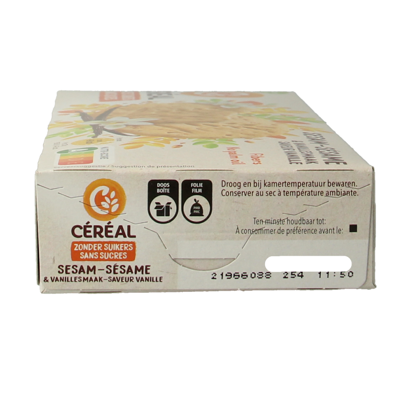 Cereal Sesam vanille koek 132 Gram