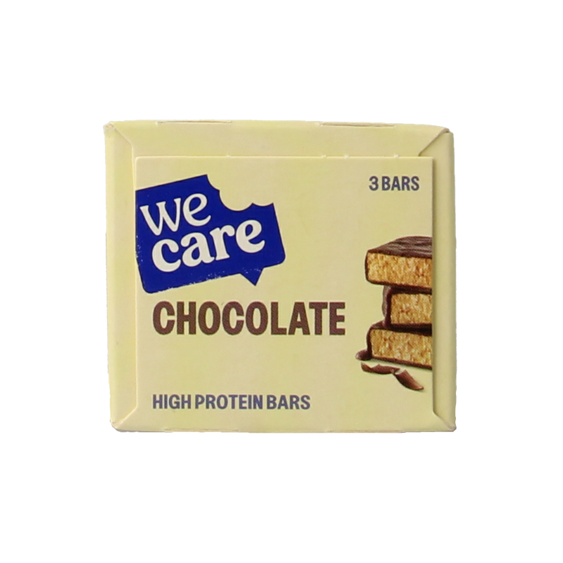 WeCare High protein bars chocolate 81 Gram