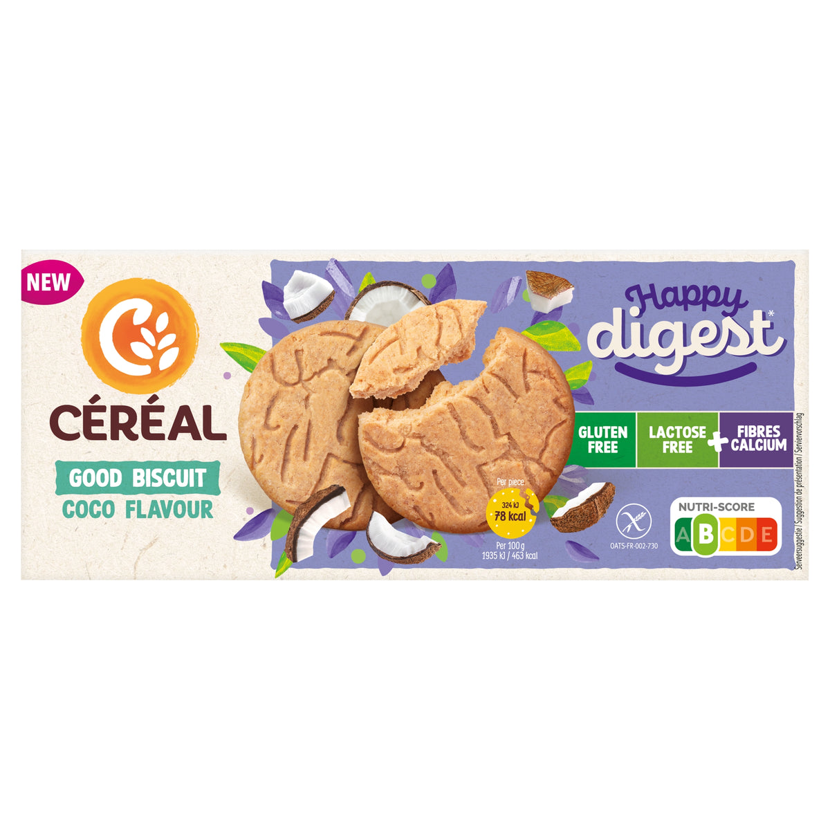 Cereal Good biscuit coco gluten- en lactosevrij 150.00 Gram