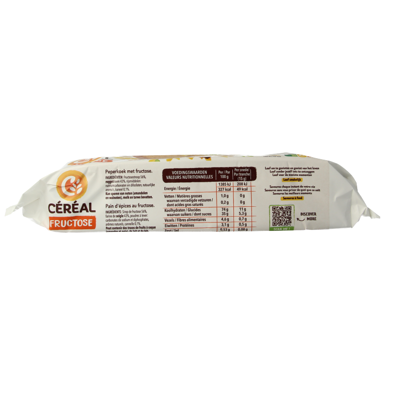 Cereal Peperkoek fructose 300 Gram