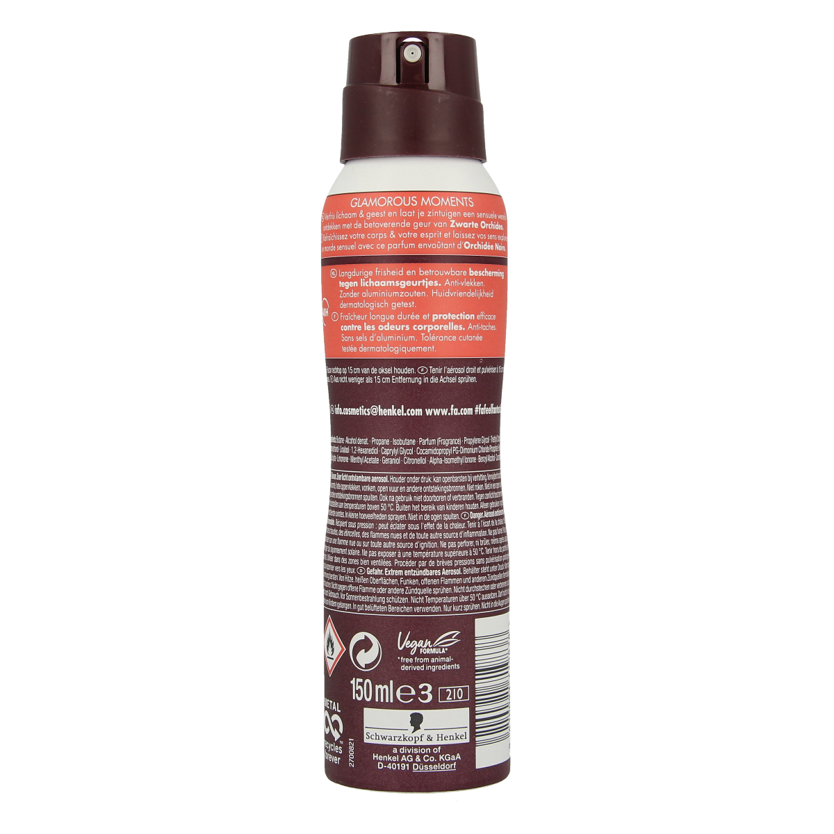 FA Deodorant spray glamorous moments 150.00 Milliliter