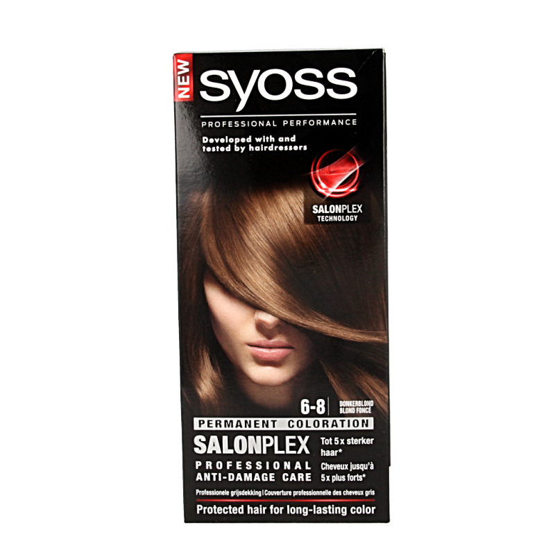 Syoss Color baseline 6-8 donkerblond haarverf 1 Set