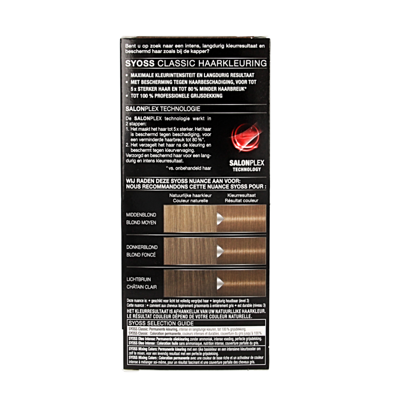 Syoss Color baseline 6-8 donkerblond haarverf 1 Set