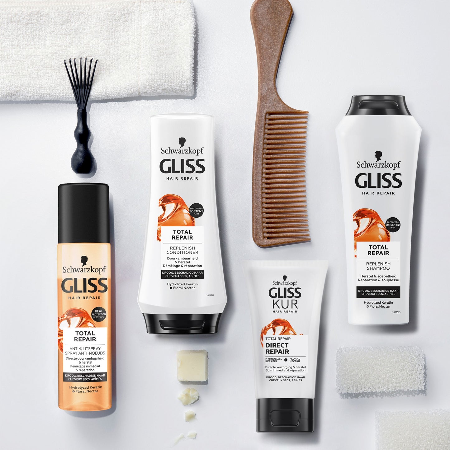 Gliss Kur Shampoo total repair 250.00 Milliliter