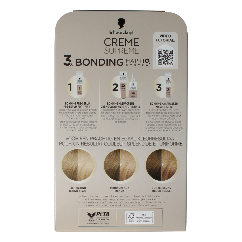 Schwarzkopf Creme supreme 10-0 licht blond 1 Stuks
