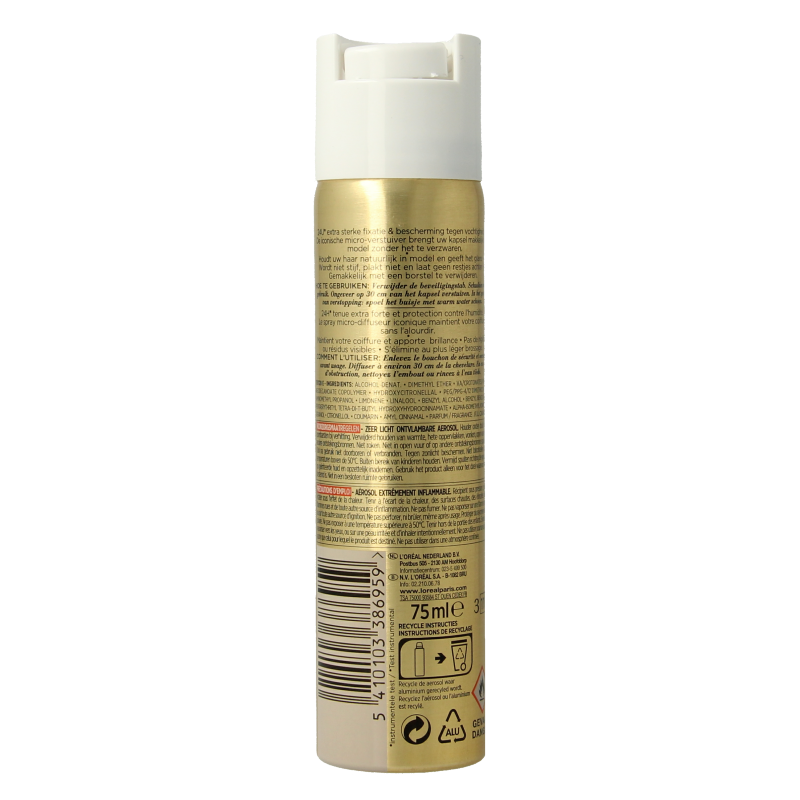 Elnett Haarspray satin extra sterke fixatie 75 Milliliter