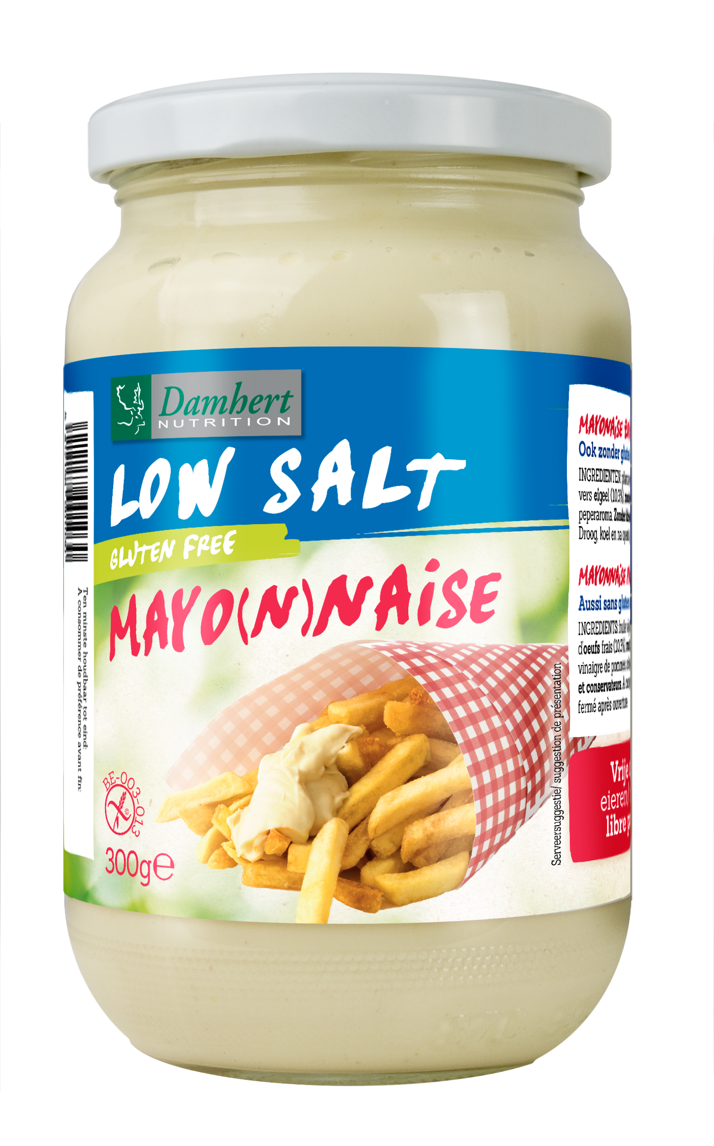 Damhert Mayonaise natriumarm glutenvrij 300 Gram