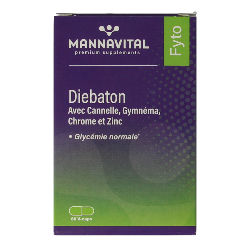 Mannavital Diebaton 60 Vegetarische capsules