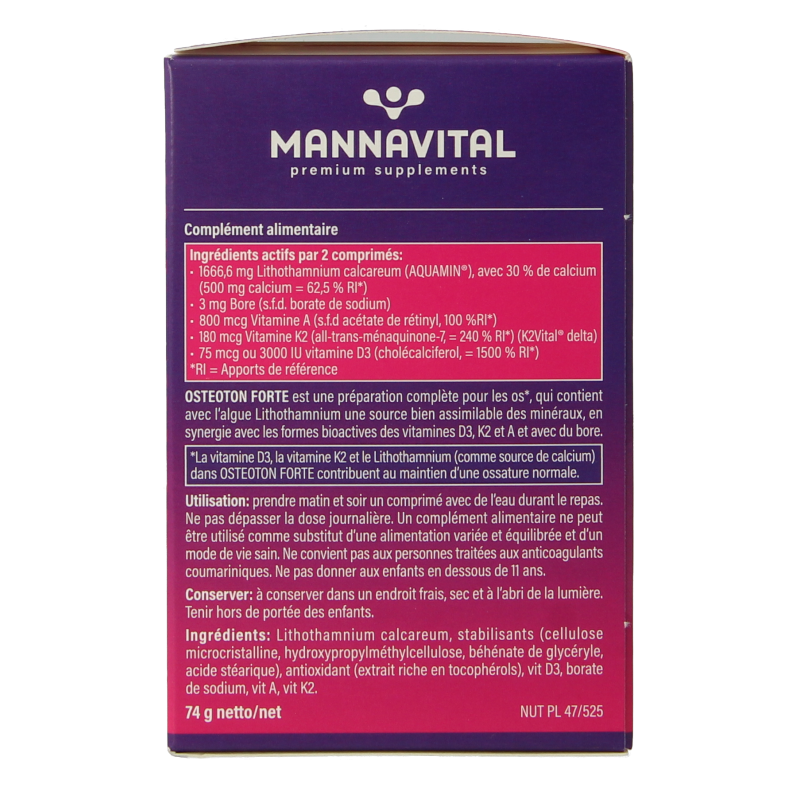 Mannavital Osteoton forte 60.00 Tabletten