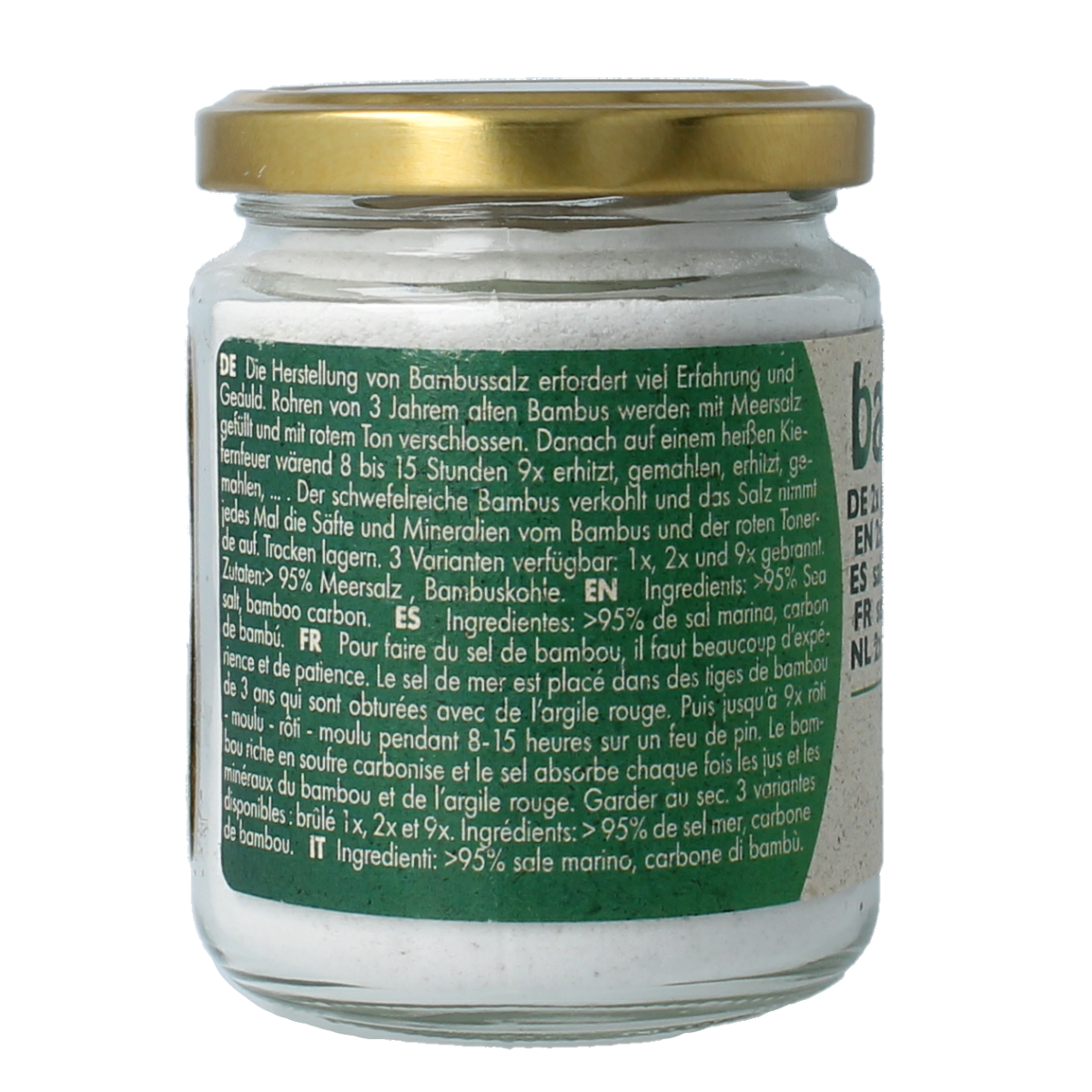 Amanprana Bambu zout fijn 300.00 Gram