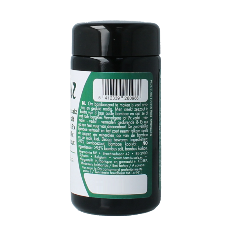 Bambu Salz Bamboezout grof 9x gebrand 100 Gram